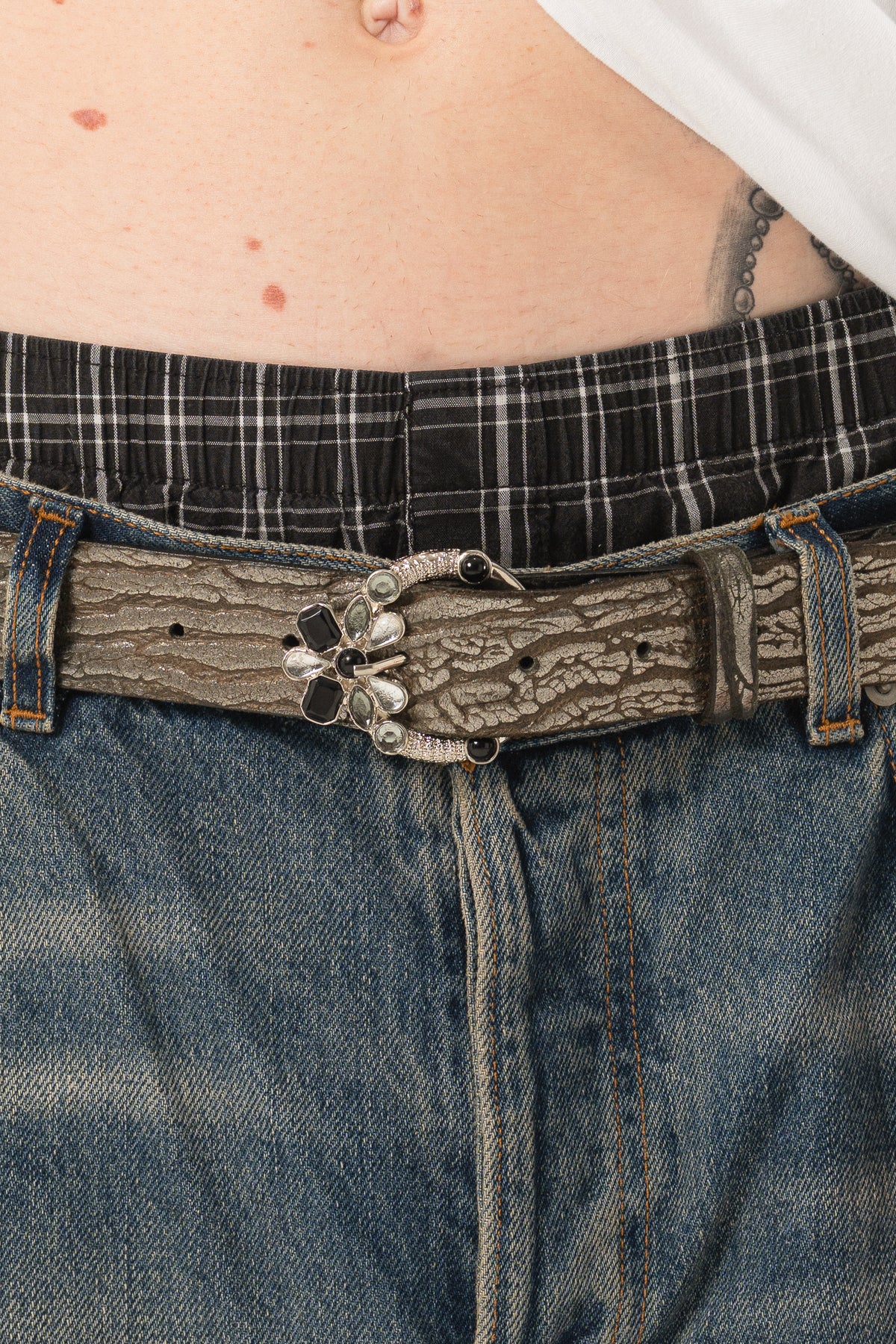 Tree Leather Belt