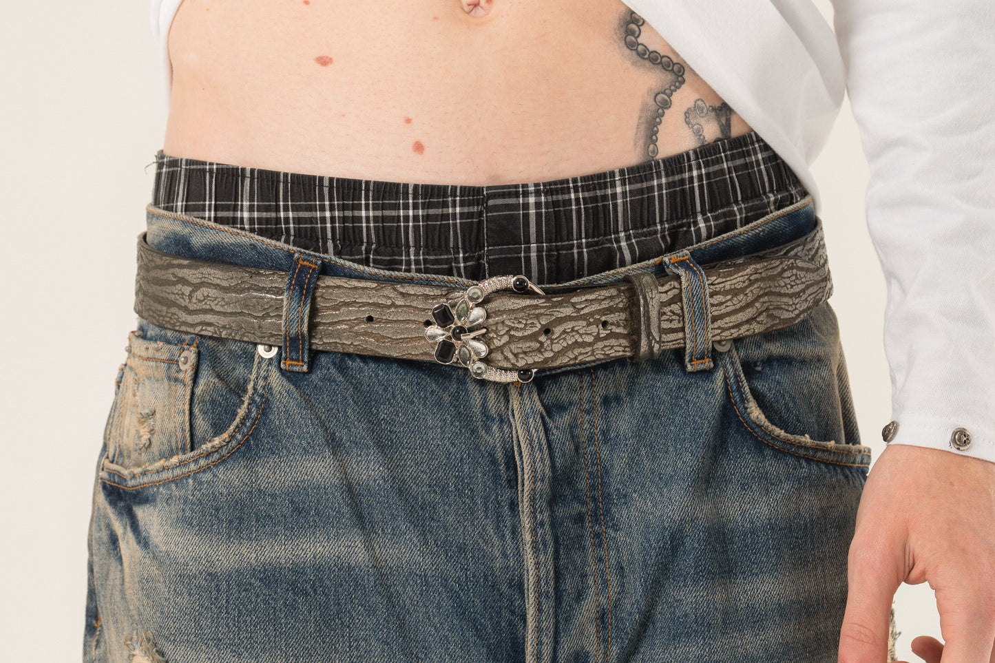 Tree Leather Belt
