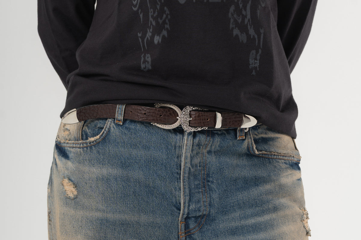 Double Leather Belt