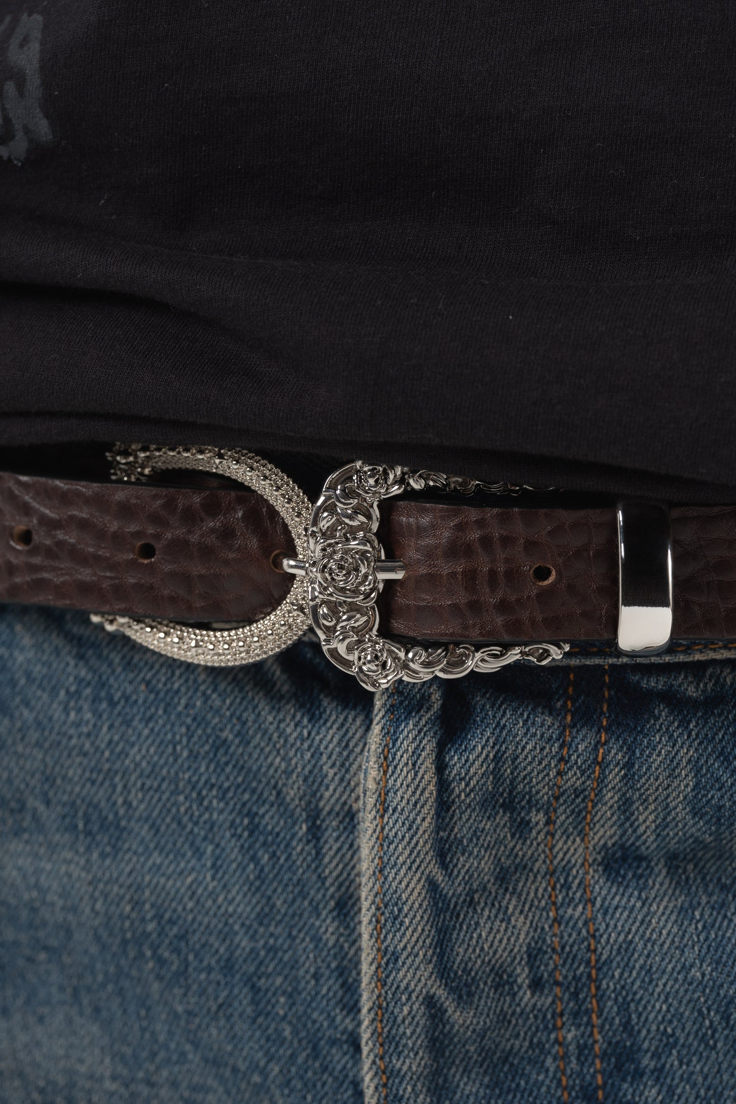 Double Leather Belt