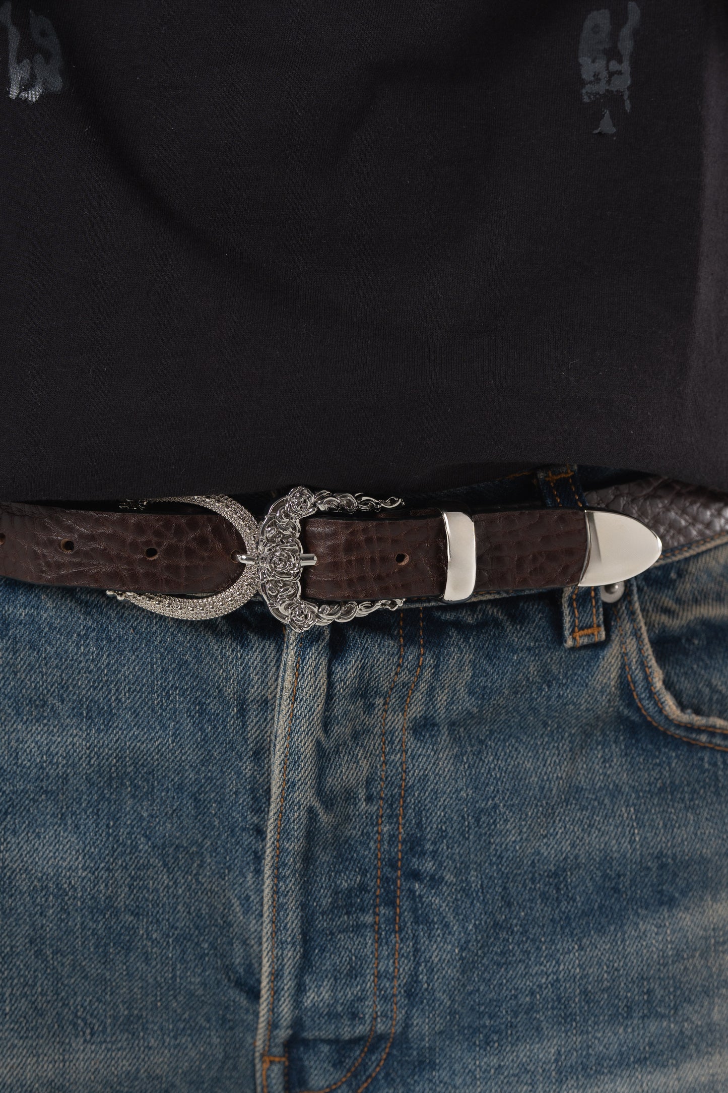 Double Leather Belt